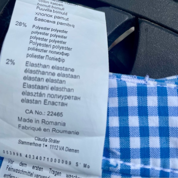 claudia strater AMSTERDAM Gingham Plaid Pants - Picture 10 of 12